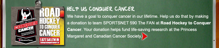 Help us conquer cancer