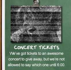 Win concert tickets