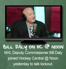 Bill Daly joined Hockey Central @ Noon live in-studio to talk lockout