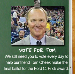 Vote for Tom Cheek